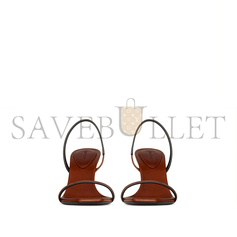 YSL OPYUM SLINGBACK SANDALS IN VEGETABLE-TANNED LEATHER 786512DWEAC6036 YSL OPYUM SLINGBACK SANDALS IN VEGETABLE-TANNED LEATHER 786512DWEAC6036